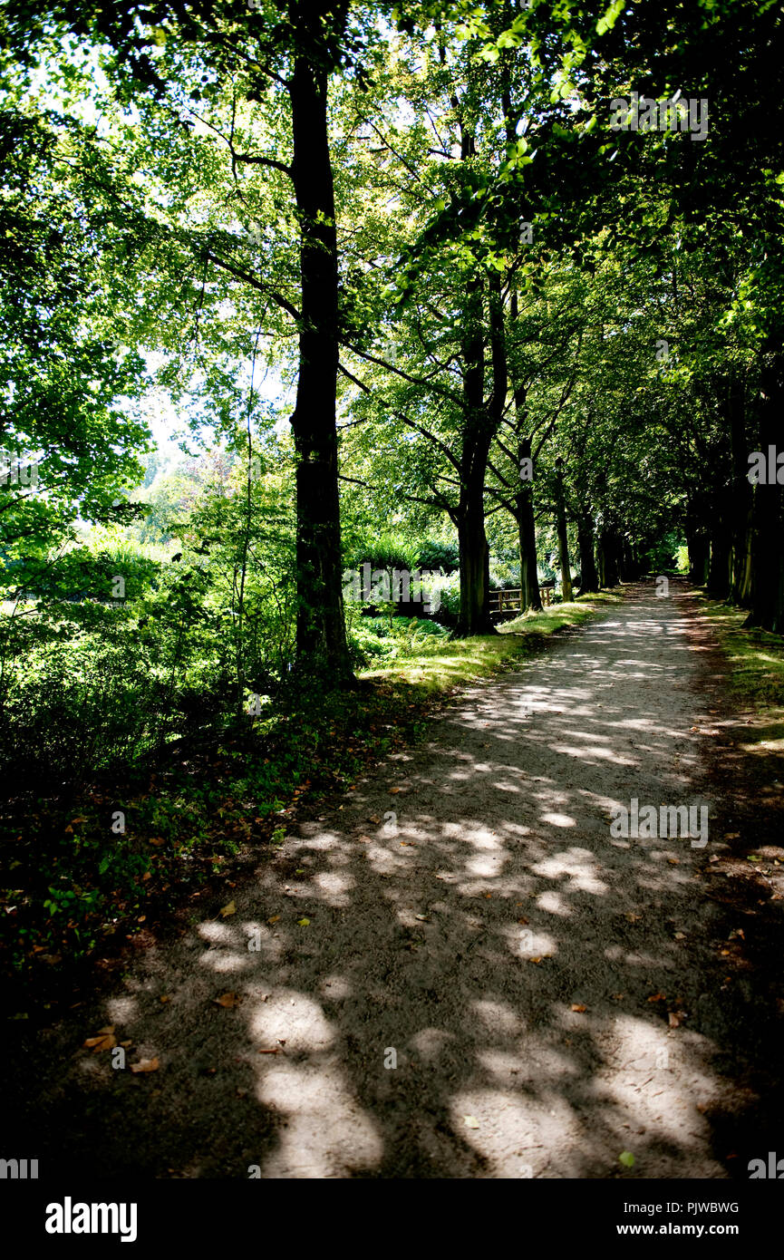 La Hof Ter Saksen castello e dominio di Beveren (Belgio, 14/09/2008) Foto Stock