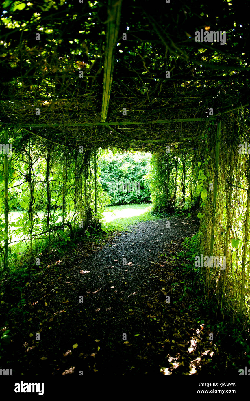 La Hof Ter Saksen castello e dominio di Beveren (Belgio, 14/09/2008) Foto Stock