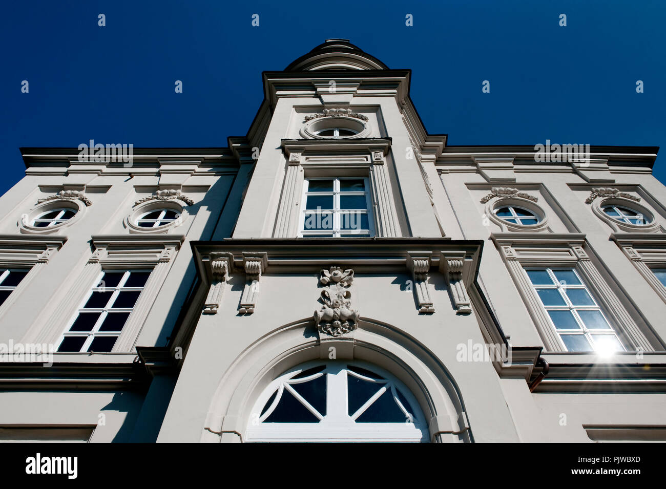La Hof Ter Saksen castello e dominio di Beveren (Belgio, 14/09/2008) Foto Stock