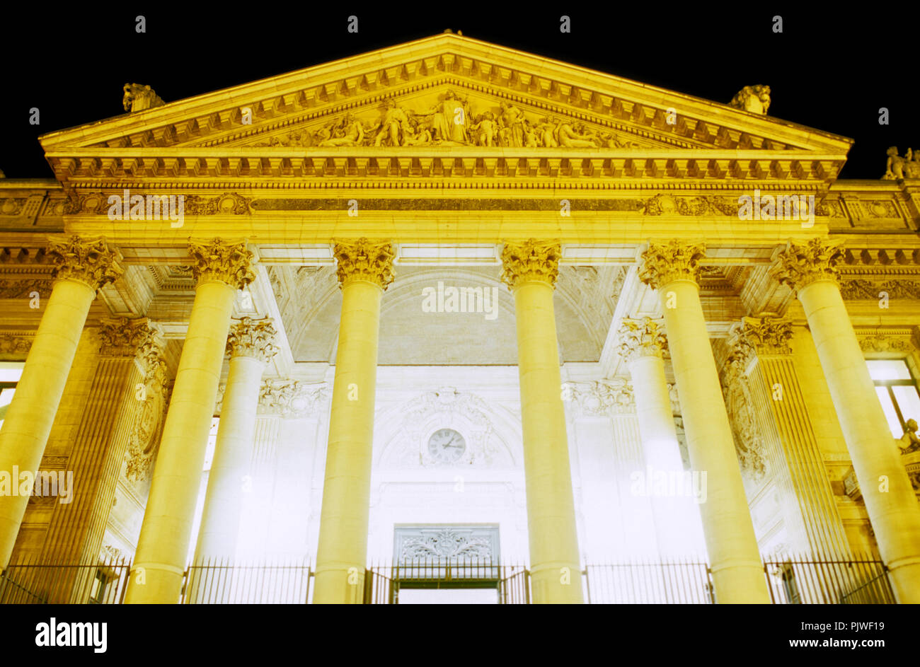 Borsa, Place de la Bourse a Bruxelles (Belgio, 21/11/2007) Foto Stock