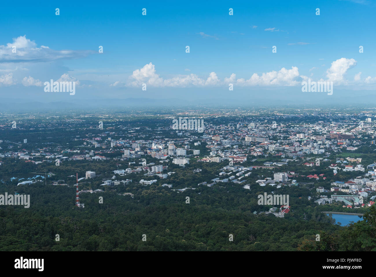 Chiang Mai vista città Foto Stock