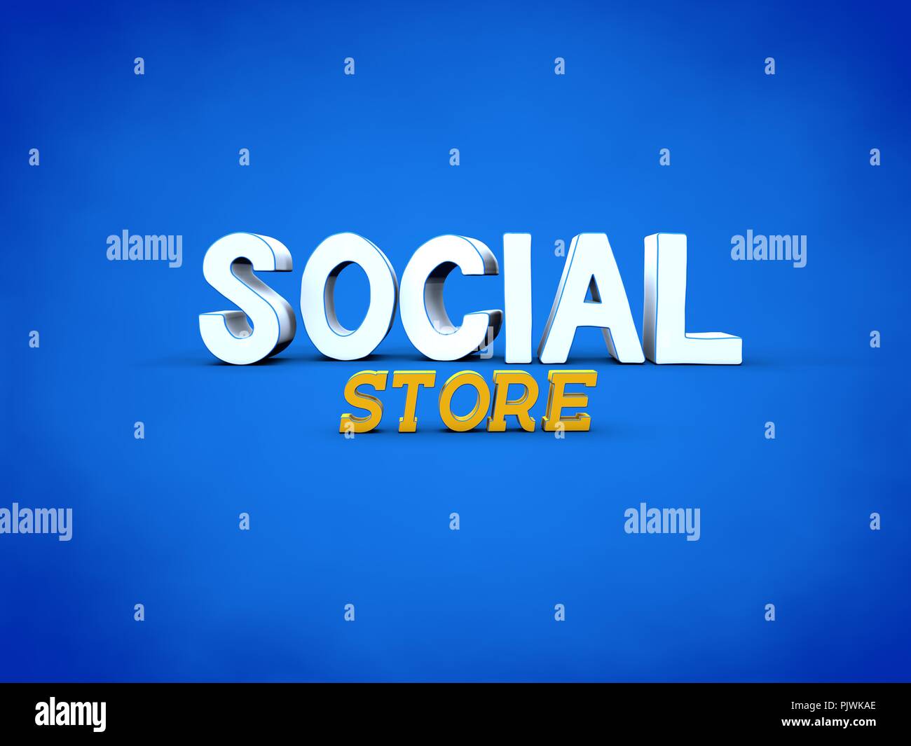 Sociale, store concept sfondo Foto Stock