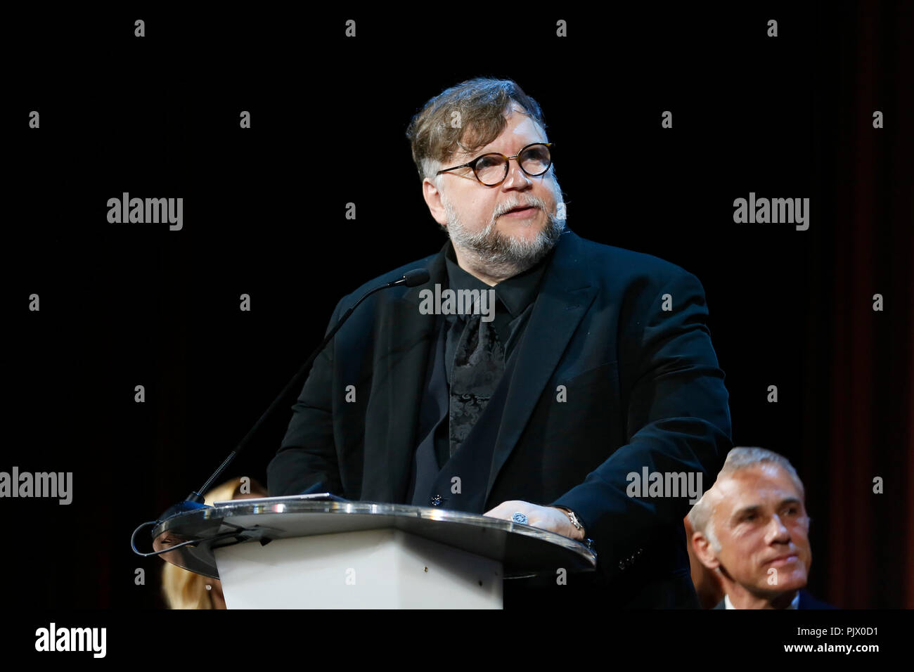 Venezia, Italia. 8 settembre 2018. Guillermo del Toro Su settembre 8, 2018 a Venezia, Italia.(da Mark Cape/Insidefoto) Credito: insidefoto srl/Alamy Live News Foto Stock