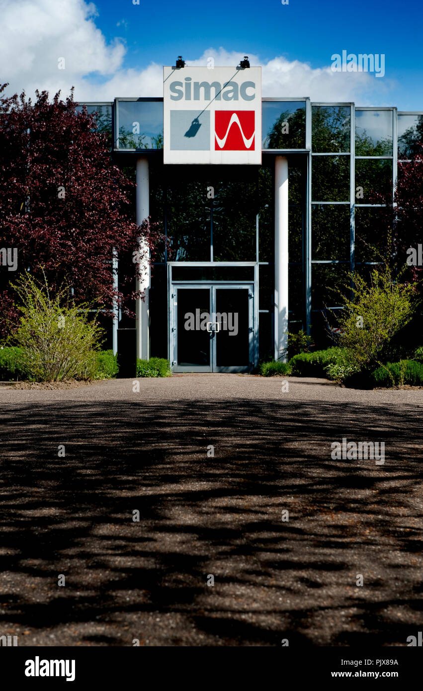 Il Simac impianto ICT in Haasrode research park in Heverlee (Belgio, 01/05/2010) Foto Stock