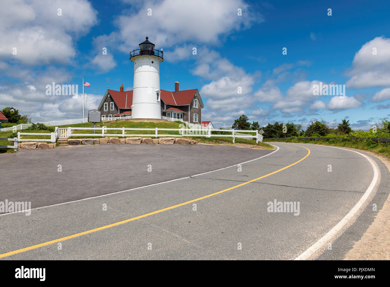 Cape Cod Faro. Foto Stock