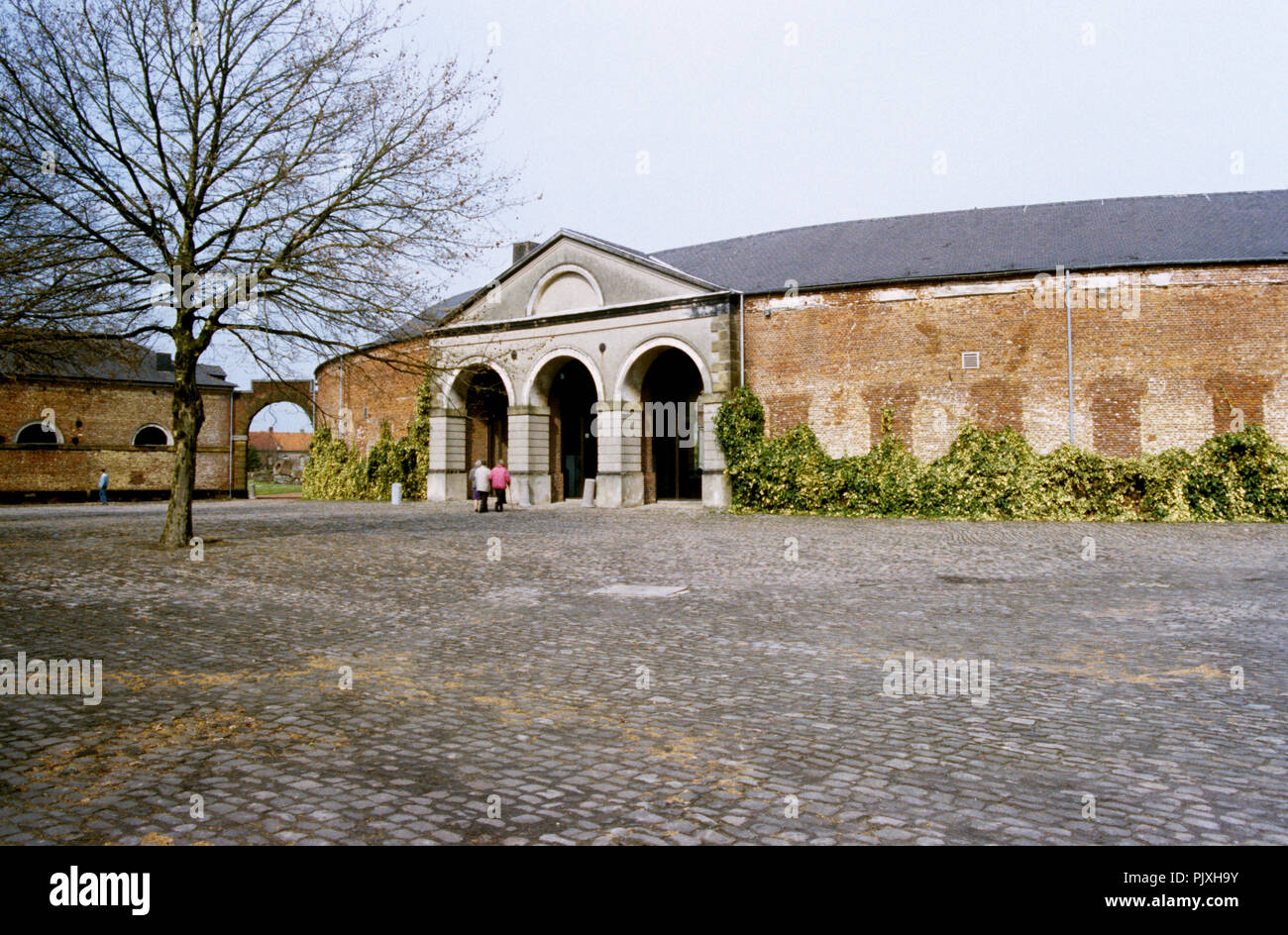 Il Grand-Hornu patrimonio industriale sito vicino a Mons (Belgio, 04/1992) Foto Stock