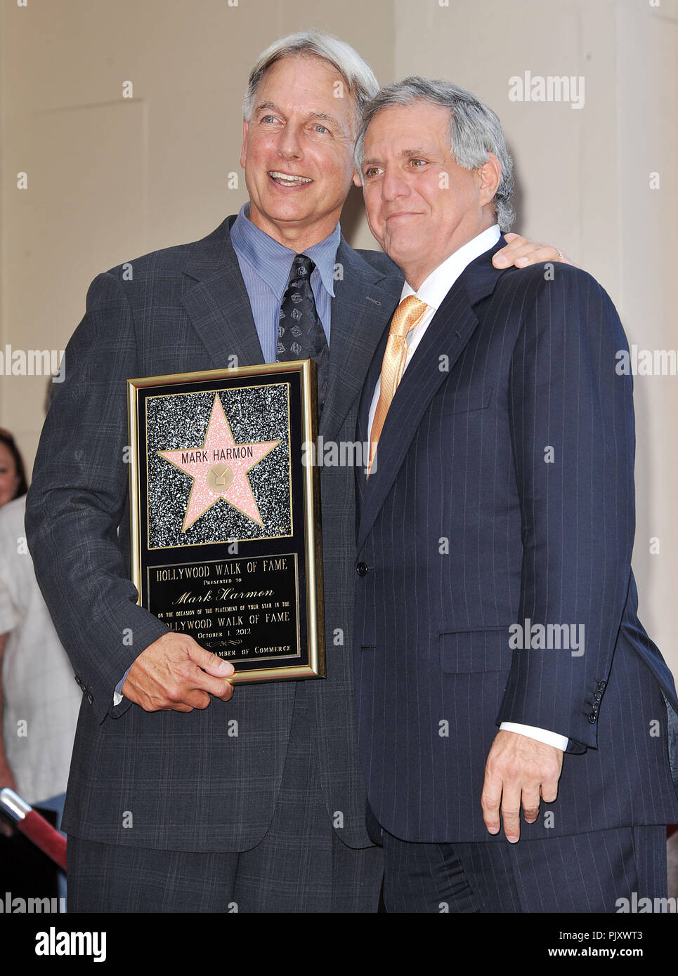 Mark Harmon ( NCIS ) onorato con una stella sulla Hollywood Walk of Fame a  Los Angeles.Mark Harmon - NCIS Star 17, Les Moonves Evento in Hollywood Lif  Foto stock - Alamy