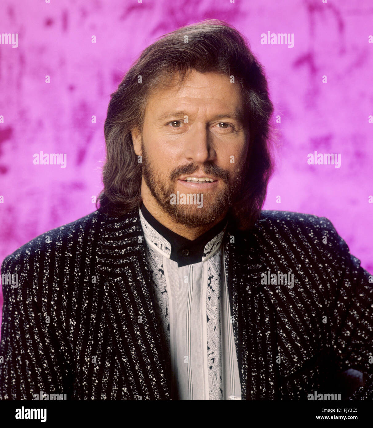 Barry Gibb (Bee Gees) su 21.03.1989 in München / Monaco di Baviera. | Utilizzo di tutto il mondo Foto Stock