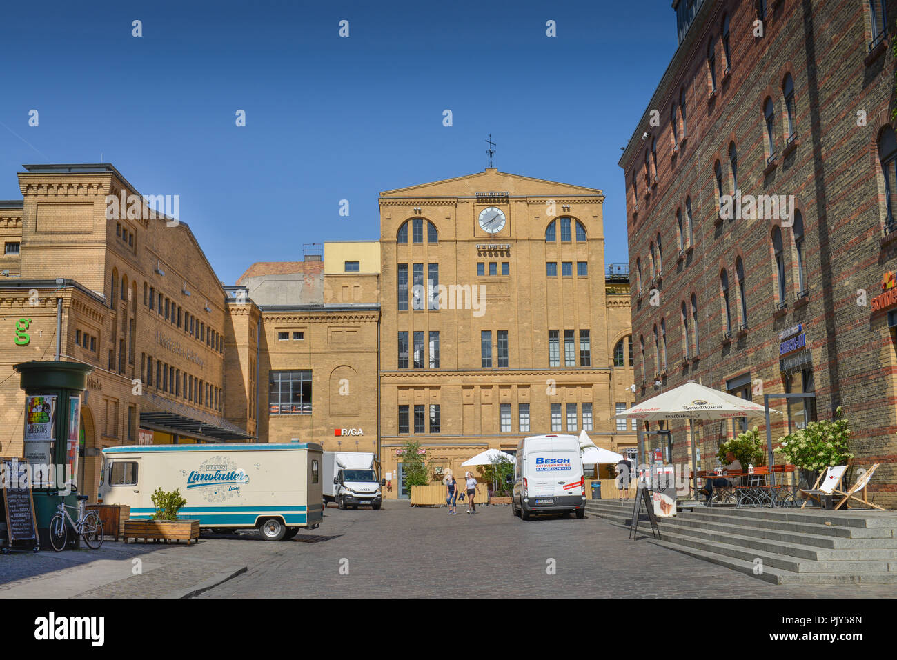 Palazzo, birrificio culturale, Schoenhauser avenue, Prenzlauer montagna, Pankow, Berlino, Germania, Palais, Kulturbrauerei, Schoenhauser Allee, Prenzlauer essere Foto Stock