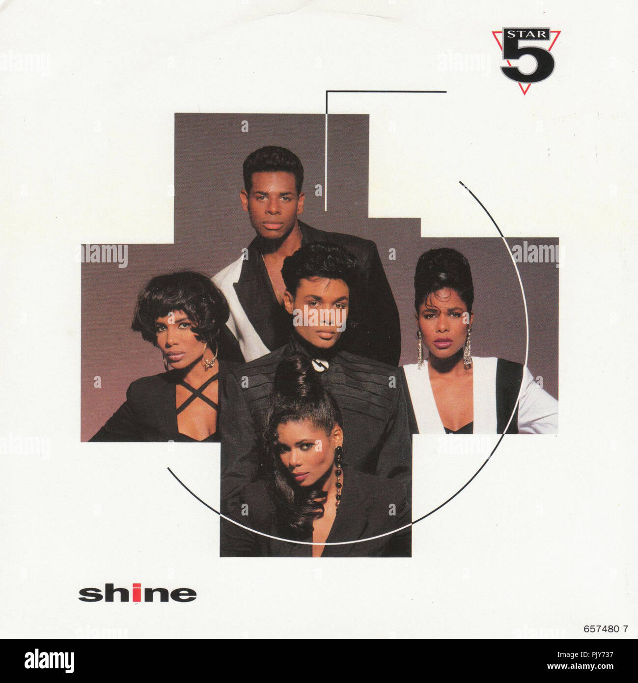 5 stelle - Shine Foto Stock