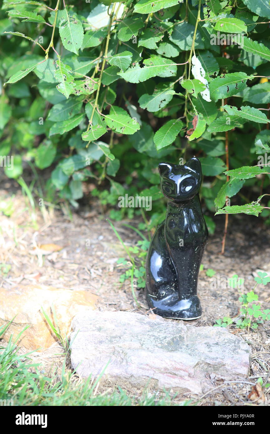 Statua Da Giardino Gatto Calico Dormiente - In Resina, Resistente Alle Intemperie, Decorazione Per Esterni E Interni