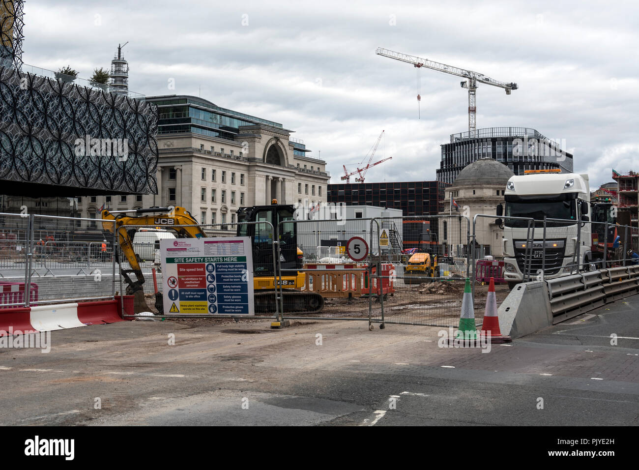 Paradise Circus di riconversione, Birmingham, Regno Unito Foto Stock