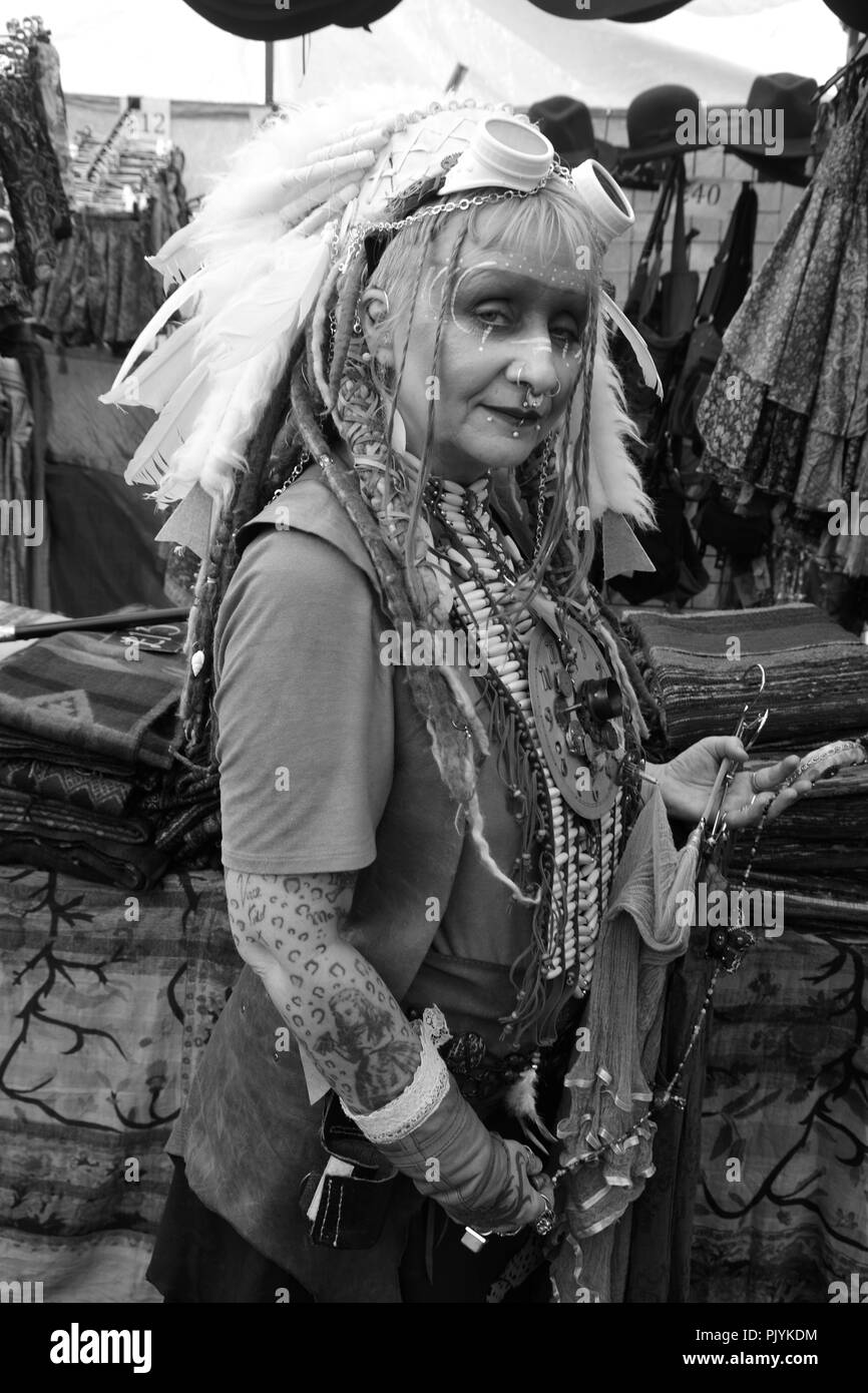 Eastbourne, Regno Unito. Il 9 settembre 2018. Festival steampunk, 2018 UK Credit: Susie Kearley/Alamy Live News Foto Stock