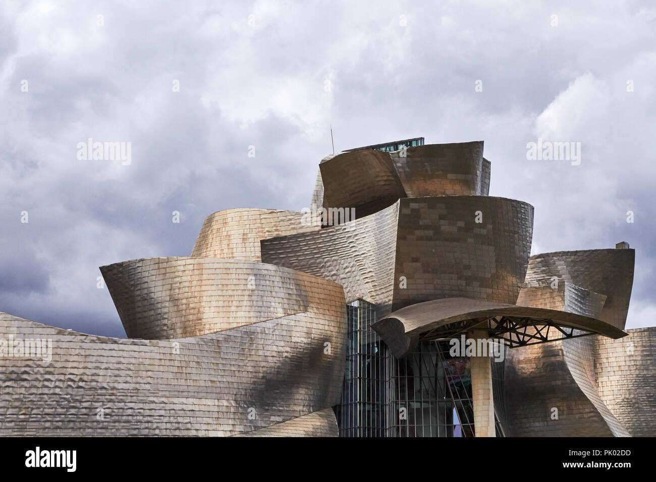 BILBAO, Spagna, CIRCA NEL MESE DI AGOSTO 2018, il Guggenheim Foto Stock