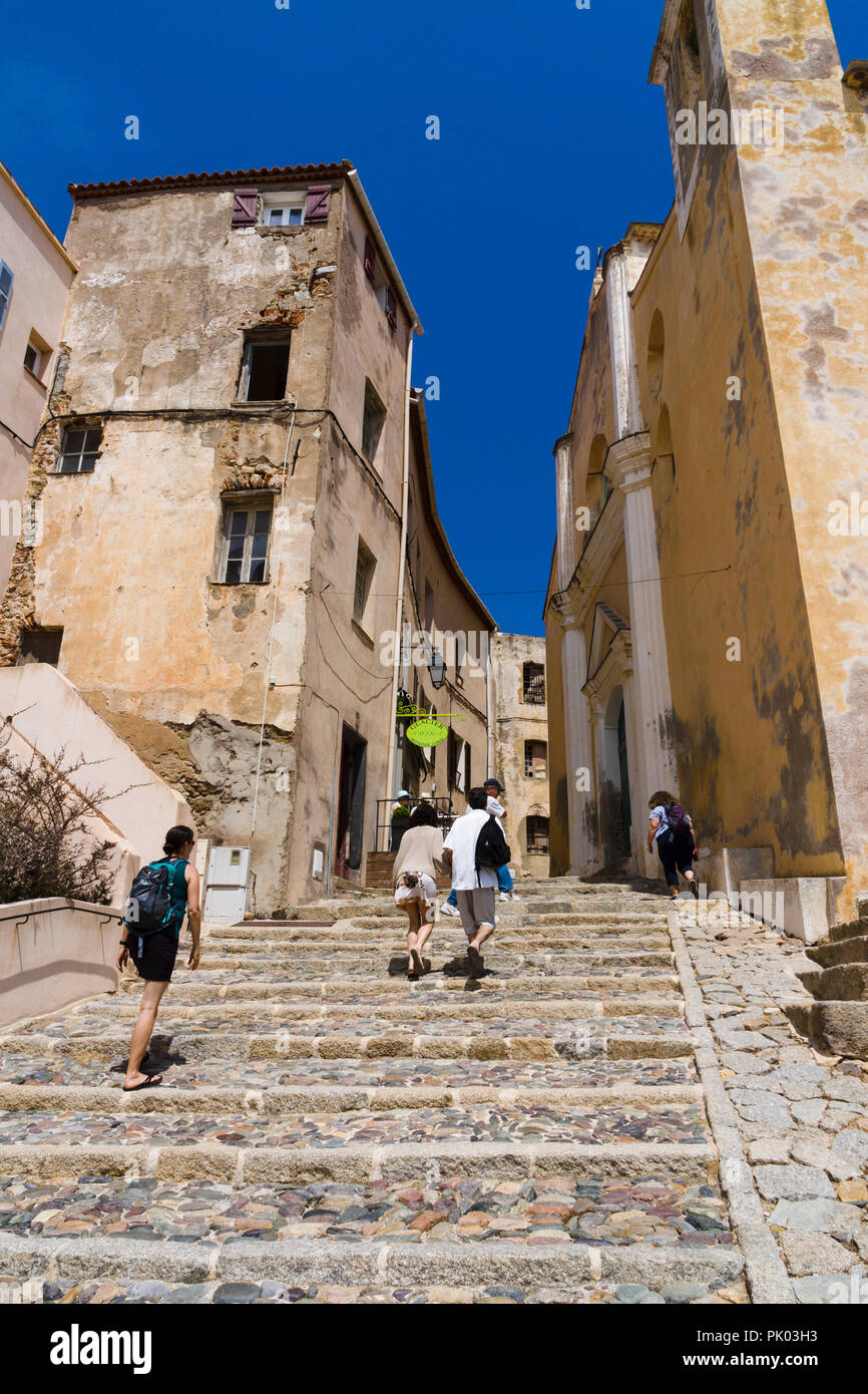 Calvi, Corsica, Francia Foto Stock