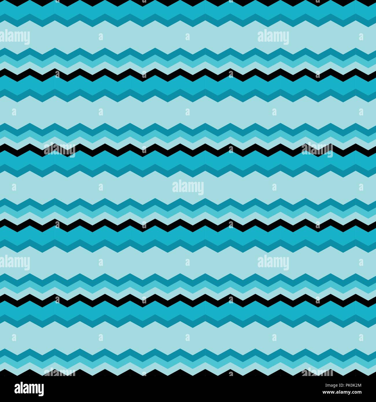 Senza cuciture zig-zag colorati chevron background pattern. Illustrazione Vettoriale