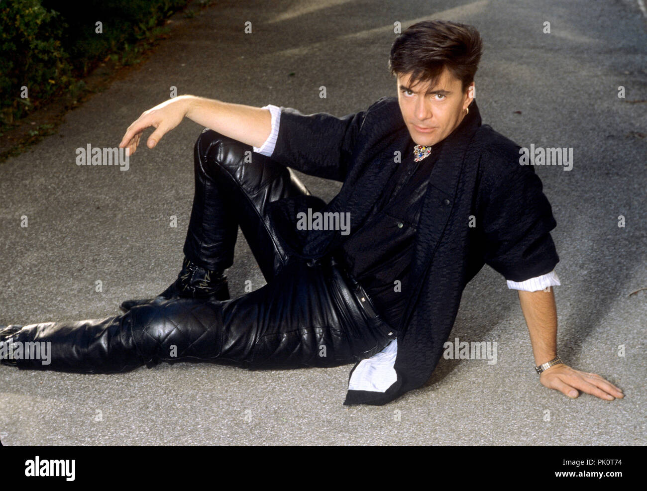 Spandau Ballet (John Keeble) su 06.09.1986 in München / Monaco di Baviera. | Utilizzo di tutto il mondo Foto Stock