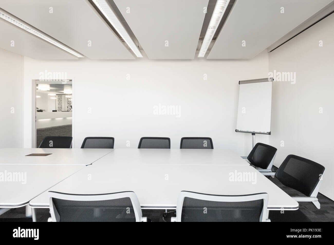 Edificio, interno, vuota sala riunioni Foto Stock