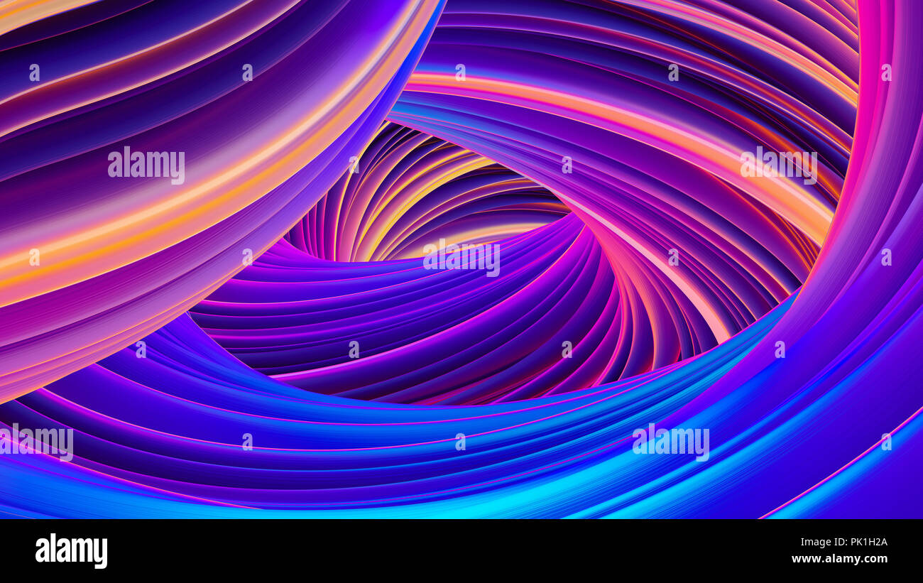 Abstract olografica forme di liquido in movimento sfondo per Natale design. Foto Stock