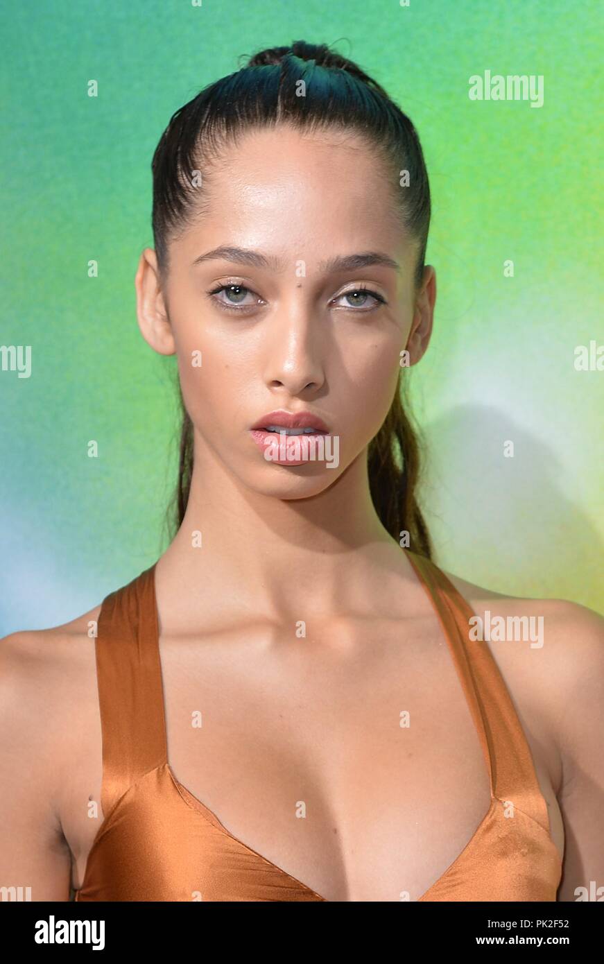Brooklyn, NY, STATI UNITI D'AMERICA. 9 Sep, 2018. Yasmin Wijnaldum presso gli arrivi per il business della moda 500 Cena di Gala, 1 Hotel Ponte di Brooklyn, Brooklyn, NY, 9 settembre 2018. Credito: Kristin Callahan/Everett raccolta/Alamy Live News Foto Stock