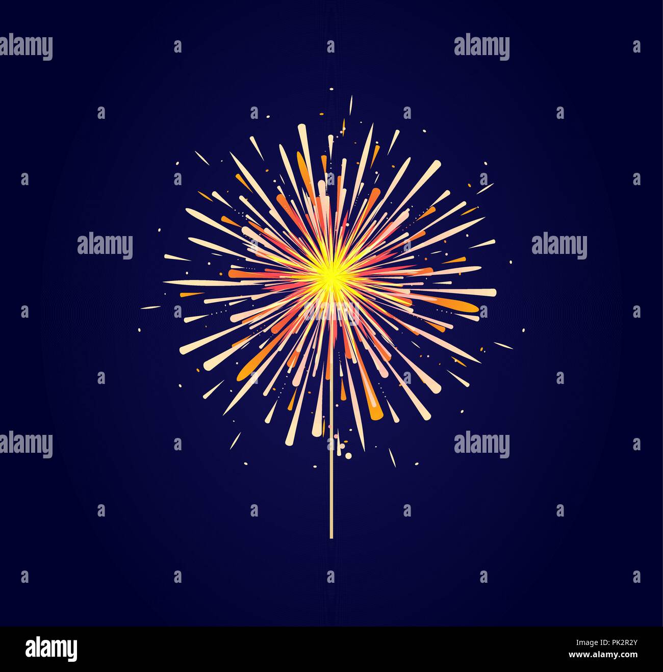 Fuochi d'artificio e la celebrazione di sfondo, vincitore, vittoria poster Illustrazione Vettoriale