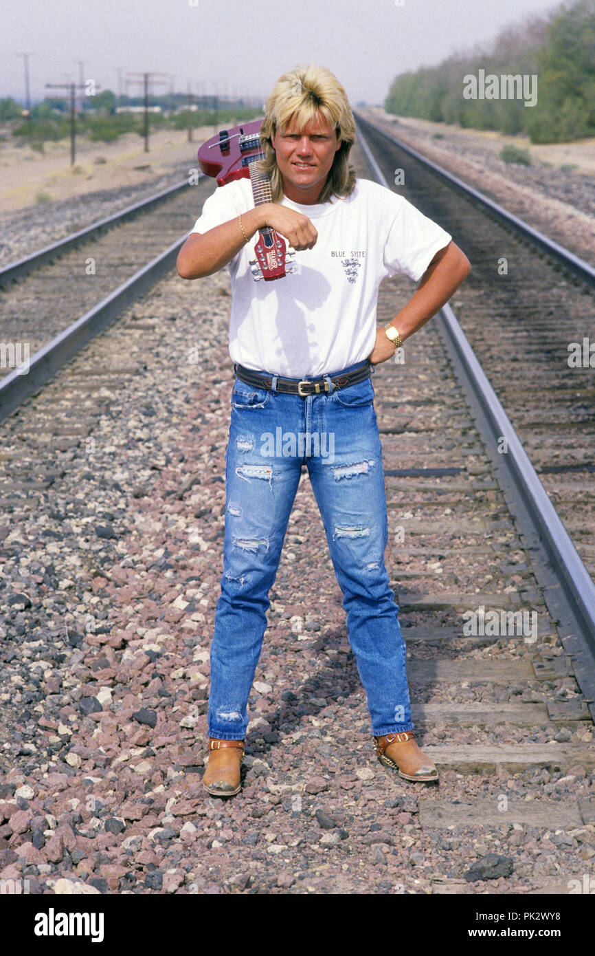 Dieter Bohlen su 01.04.1988 in . | Utilizzo di tutto il mondo Foto Stock