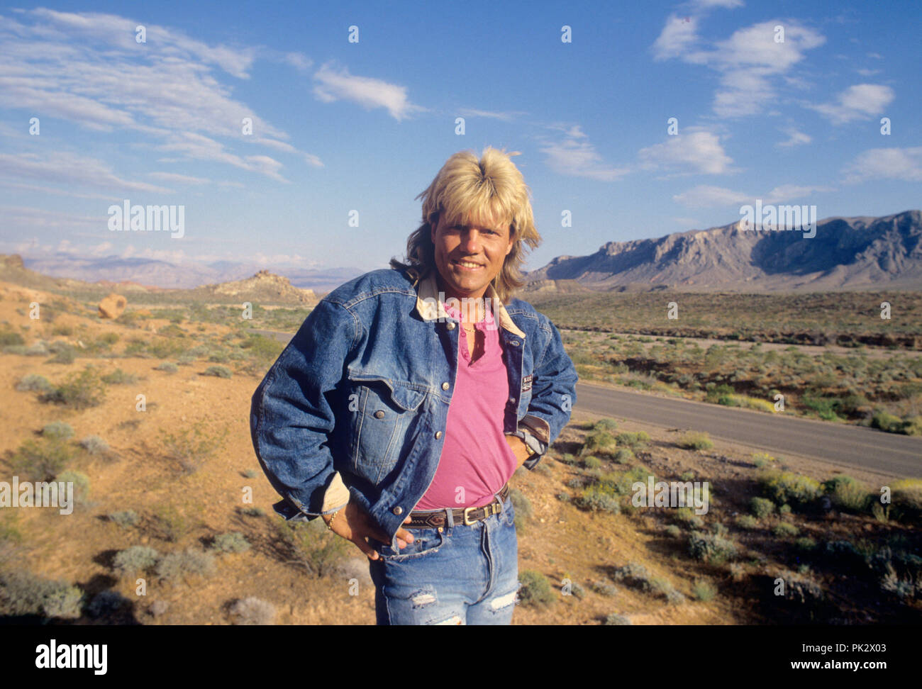 Dieter Bohlen su 01.04.1988 in . | Utilizzo di tutto il mondo Foto Stock