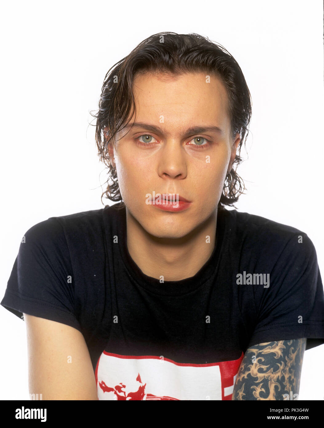 Ville Valo (lui) su 12.04.2000 a Stoccarda. | Utilizzo di tutto il mondo Foto Stock