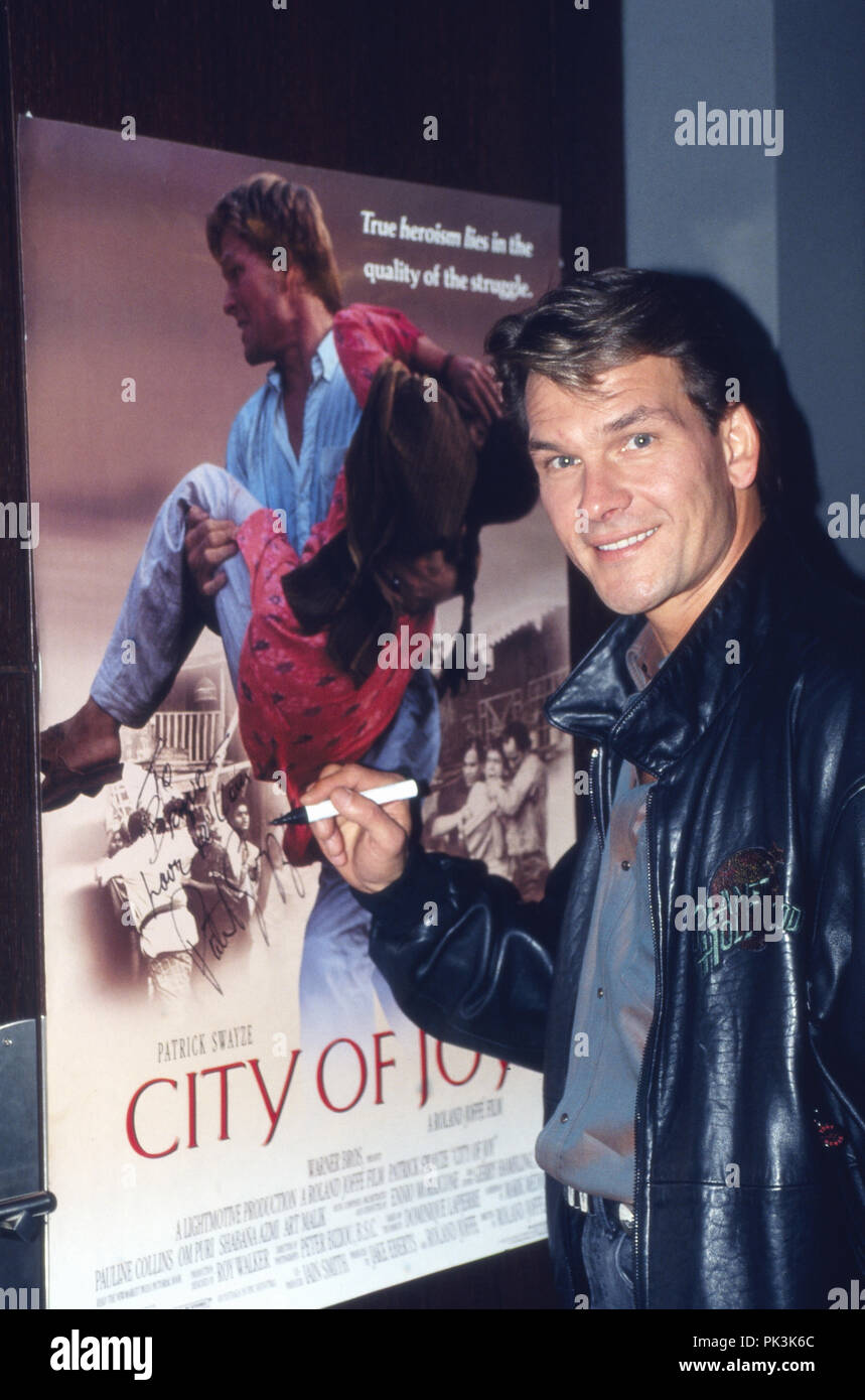 Patrick Swayze, amerikanischer Schauspieler, Sänger und Tänzer, Deutschland 1992. Attore americano, cantante e ballerino Patrick Swayze, Germania 1992. | Utilizzo di tutto il mondo Foto Stock