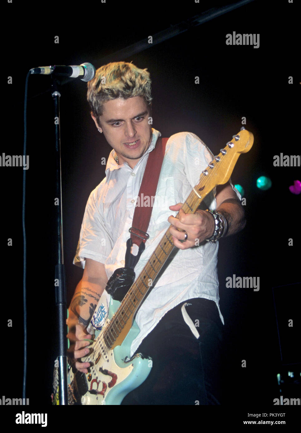 Billie Joe Armstrong (Green Day) su 08.09.1995 in München / Monaco di Baviera. | Utilizzo di tutto il mondo Foto Stock