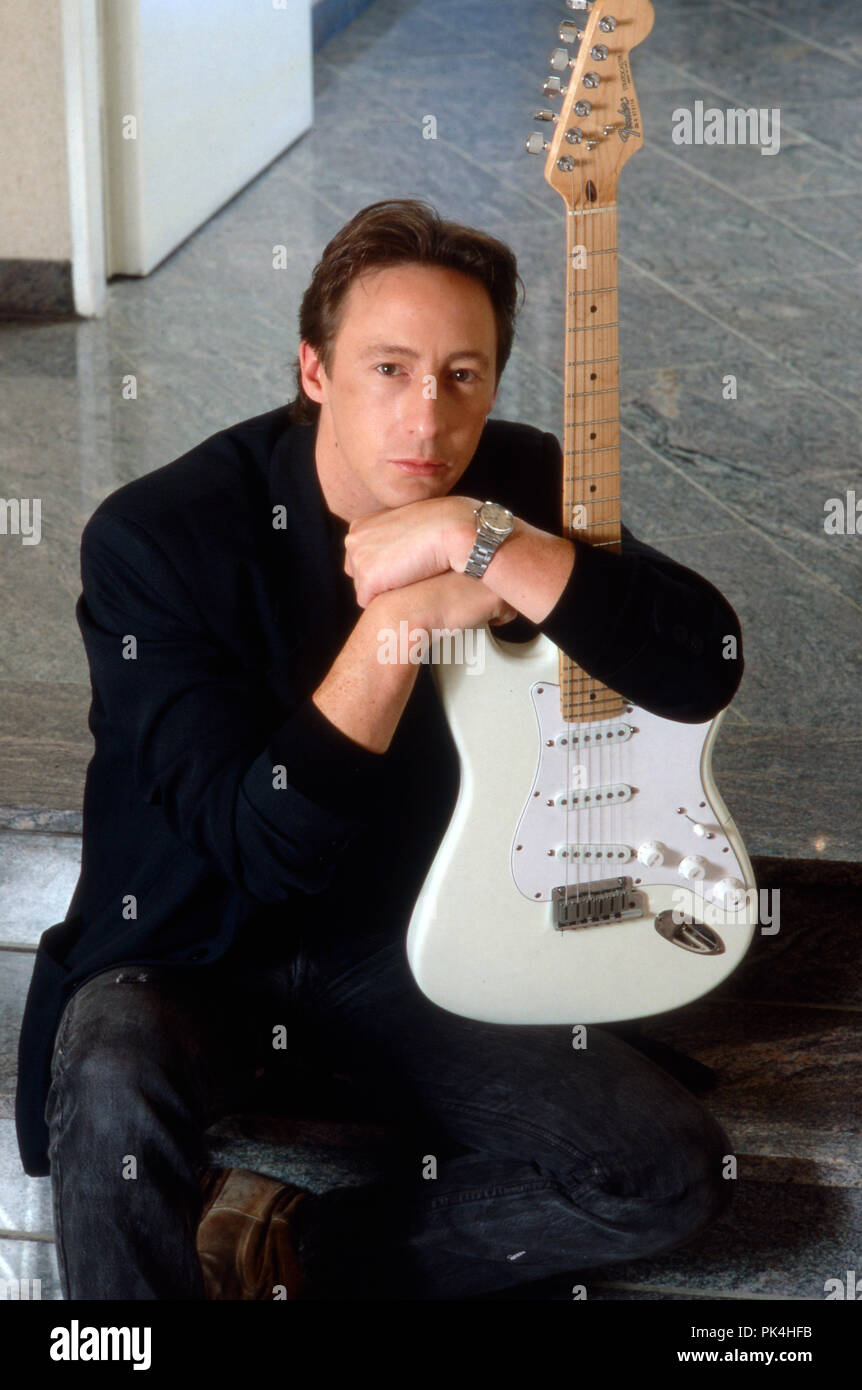Julian Lennon, Sohn von John Lennon und Yoko Ono, in München, Deutschland 1991. John Lennon e Yoko Ono figlio di Julian Lennon a Monaco di Baviera, Germania 1991. | Utilizzo di tutto il mondo Foto Stock