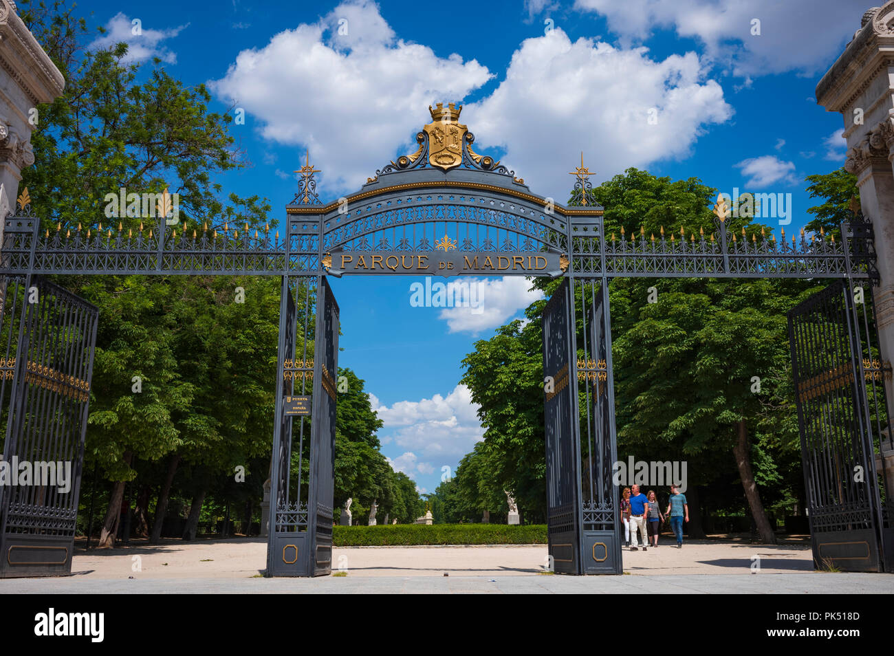 El Parque del Buen Retiro, Madrid, Spagna. Foto Stock