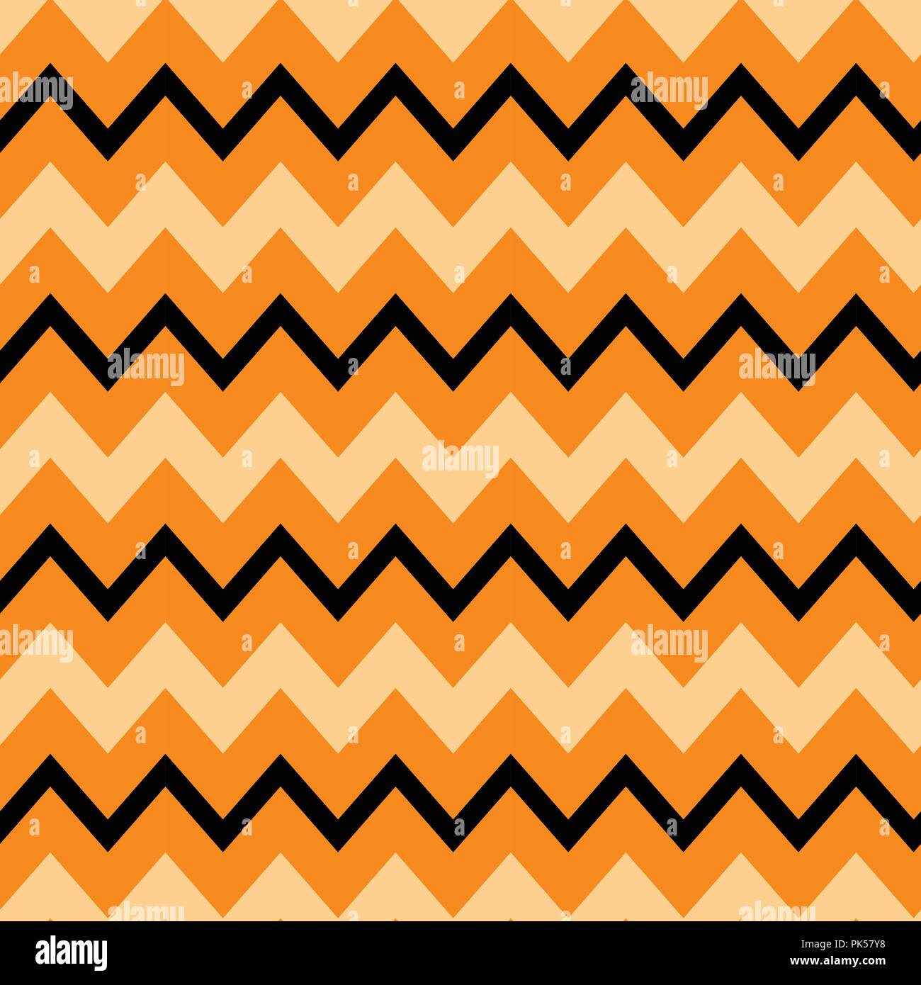 Senza cuciture zig-zag colorati chevron background pattern. Illustrazione Vettoriale
