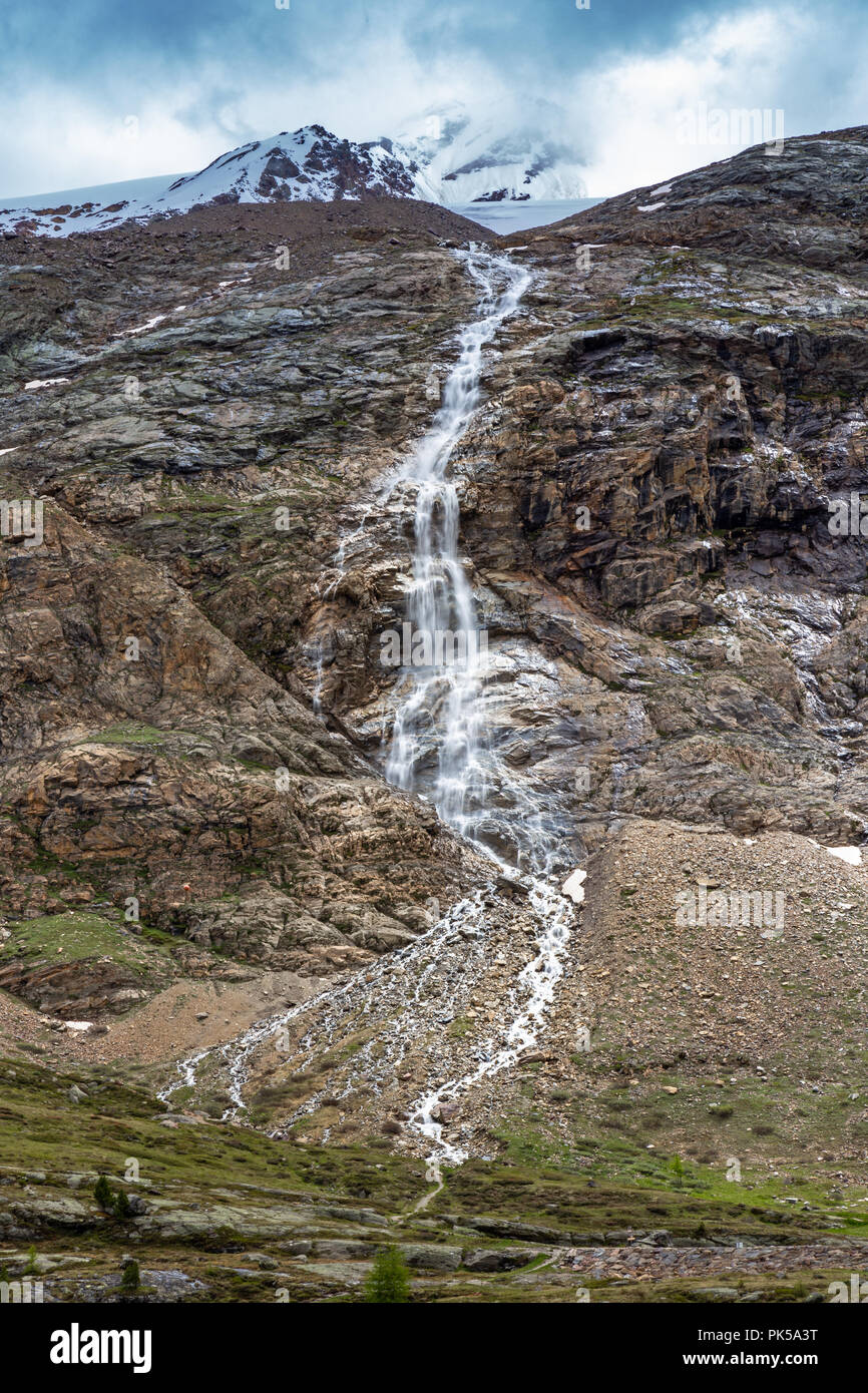 Cascata in Val Martello, Alto Adige Foto stock - Alamy