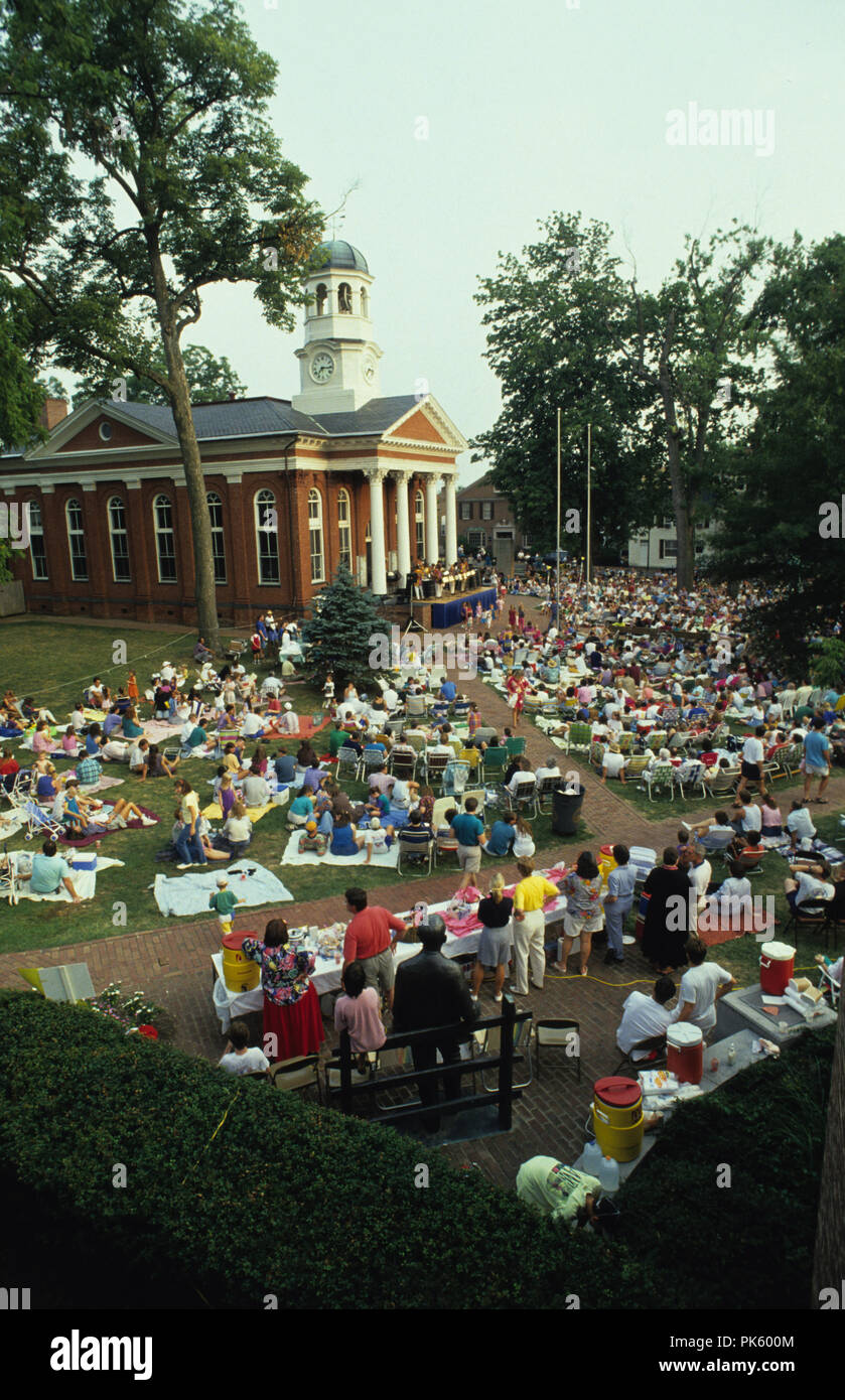 Bluemont una serie di concerti in Leesburg, Virginia. Foto Stock