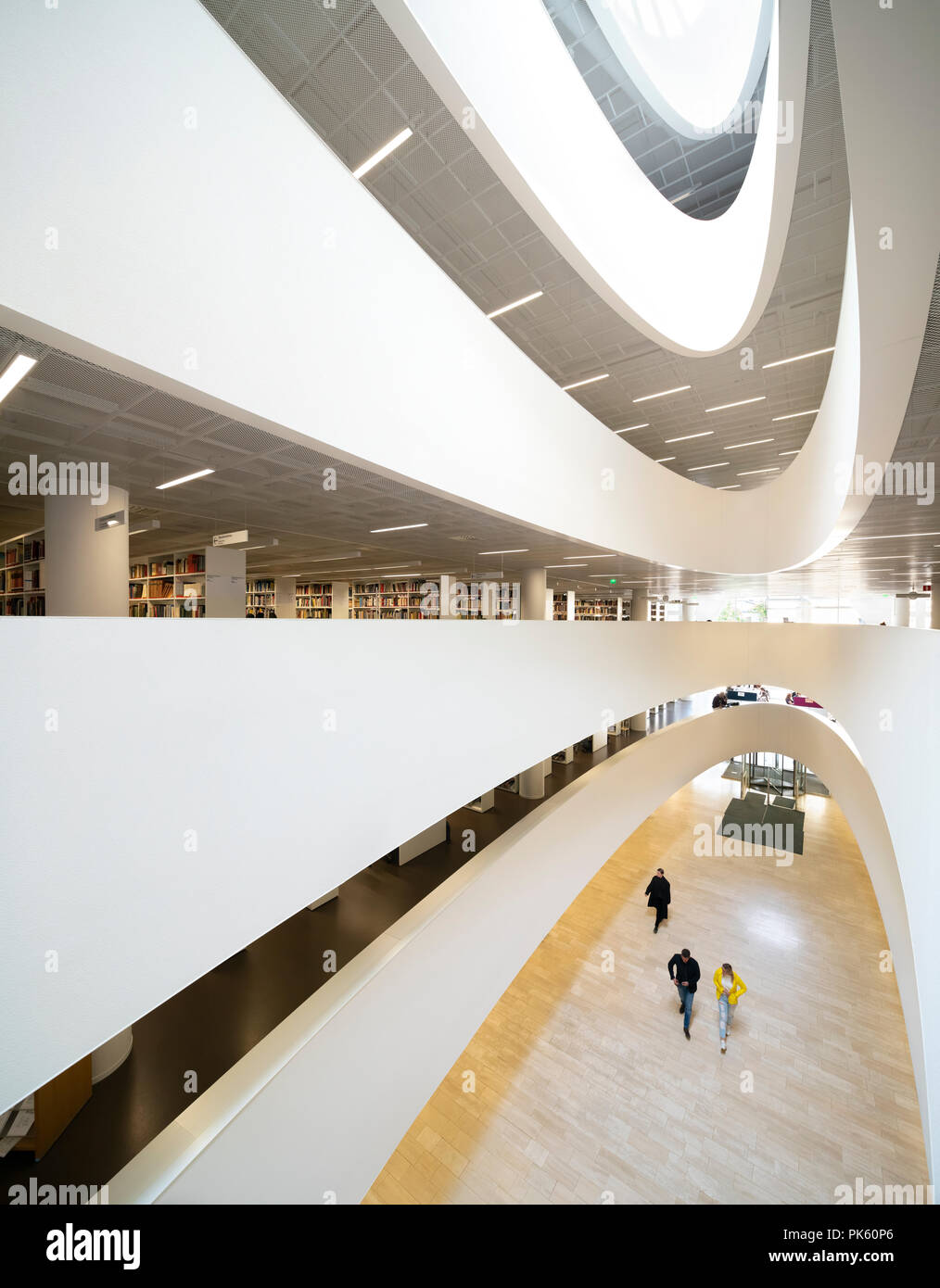 Kaisa House, Università di Helsinki Libreria Principale, Helsingin yliopiston pääkirjasto, Helsinki Finlandia Foto Stock