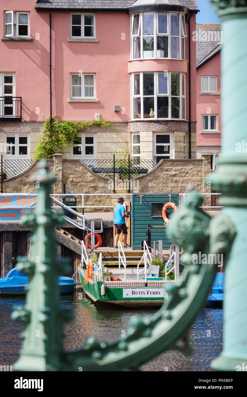 Butts traghetto fiume Exe Exeter Quay Exeter Devon England Foto Stock