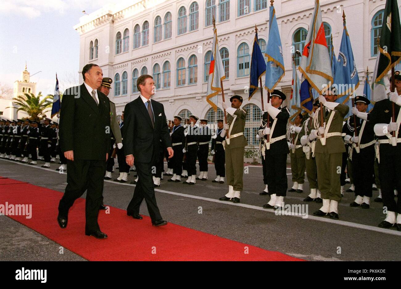 Ben Yahia e Cohen a Tunisi. Foto Stock