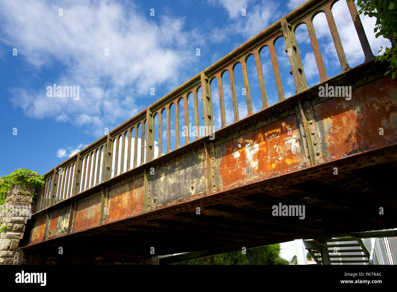 Rusty bridge REGNO UNITO Foto Stock
