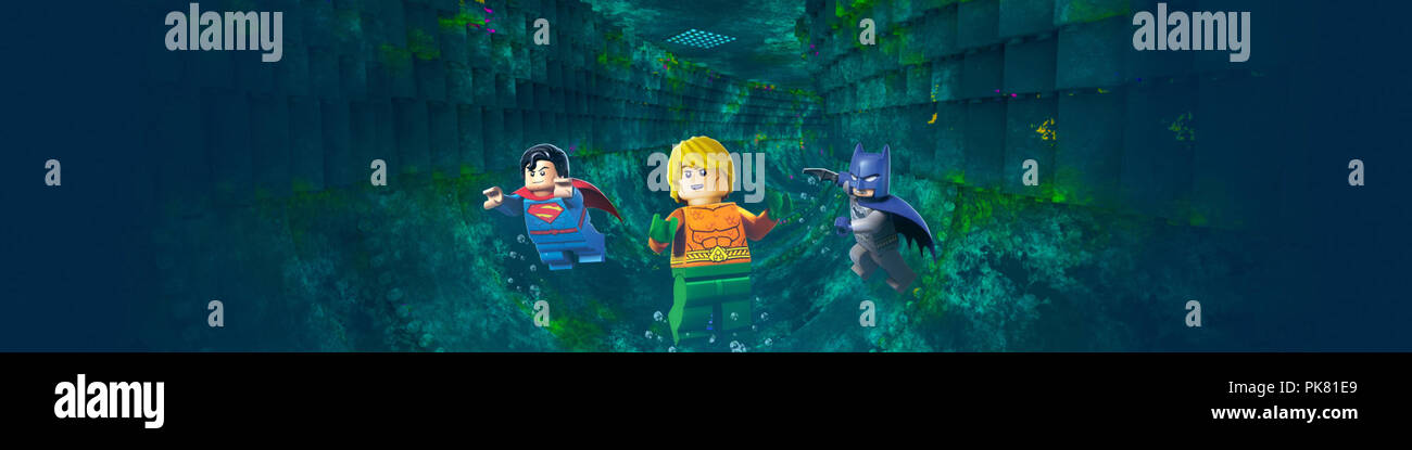 Lego DC Comics super eroi: Aquaman: Rage of Atlantis è un americano di direct-to-video film animato Questa fotografia è per il solo uso editoriale ed è il copyright del film company e/o il fotografo assegnato dal film o società di produzione e può essere riprodotto solo da pubblicazioni in congiunzione con la promozione del film di cui sopra. Un credito per il film company è richiesto. Il fotografo deve anche essere accreditato quando noto. Foto Stock