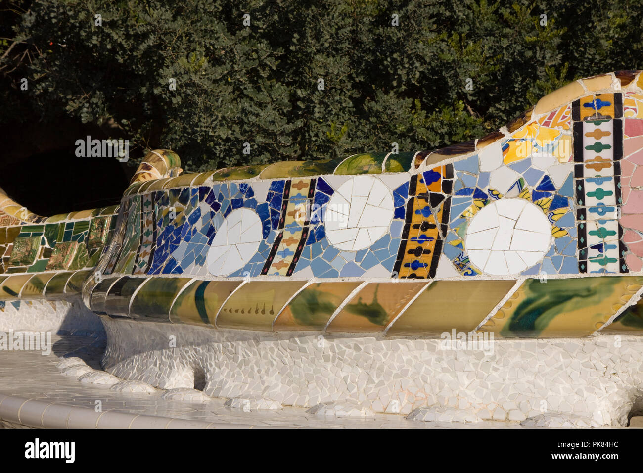 Barcellona Parco Guell, Spagna Foto Stock