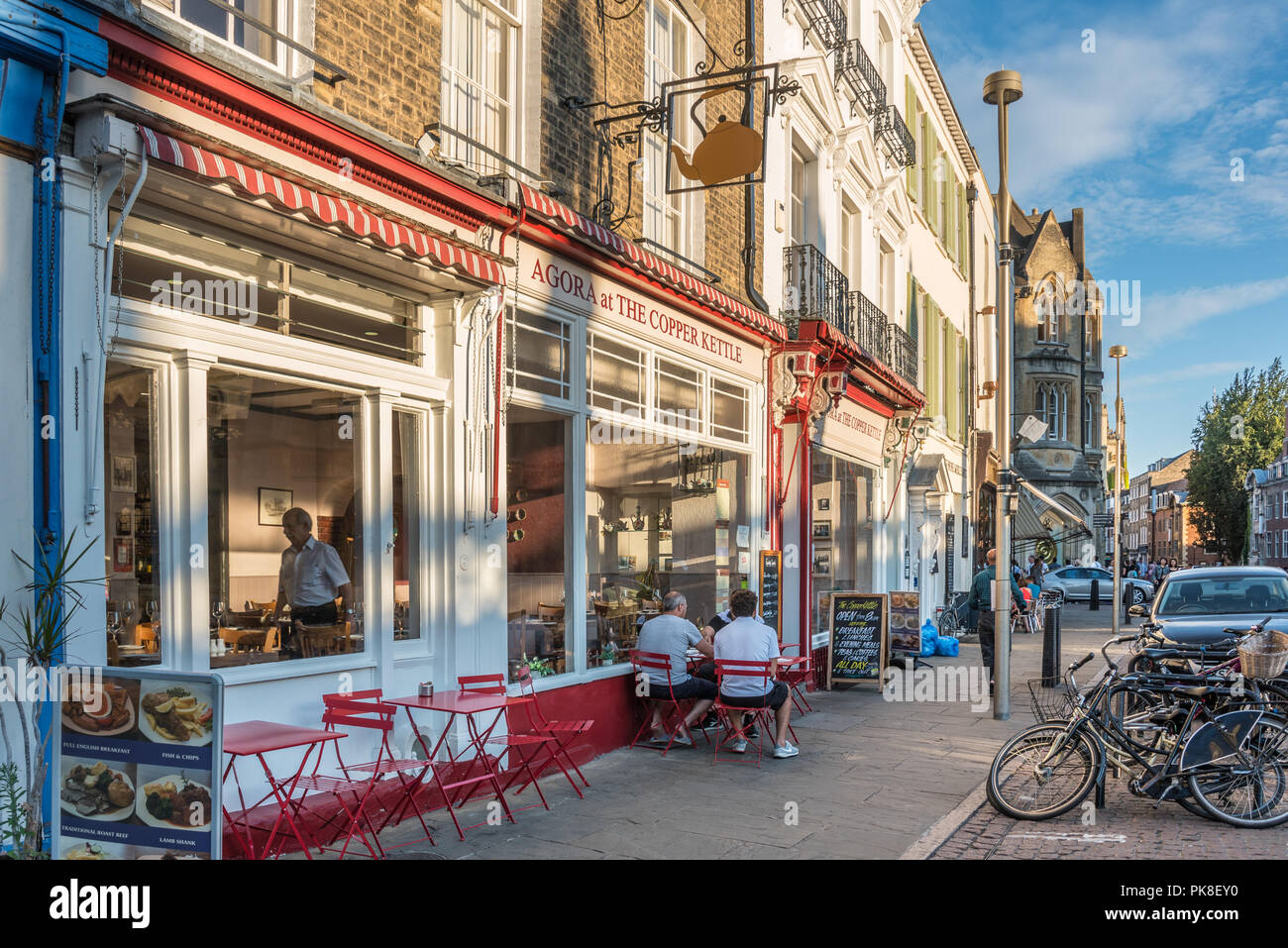 King's Parade di Cambridge Foto Stock