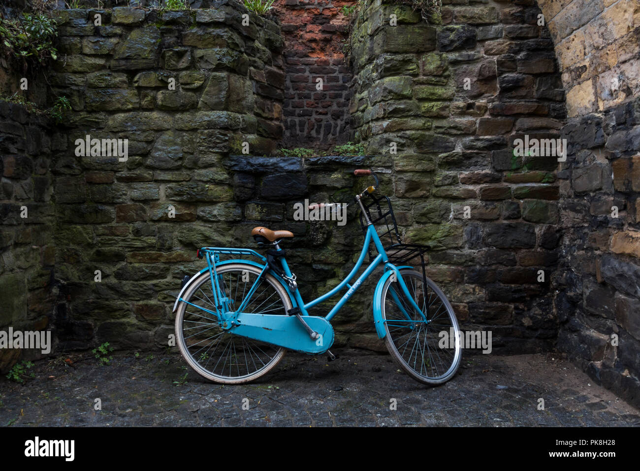 Bicicletta a Maastricht, Paesi Bassi Foto Stock