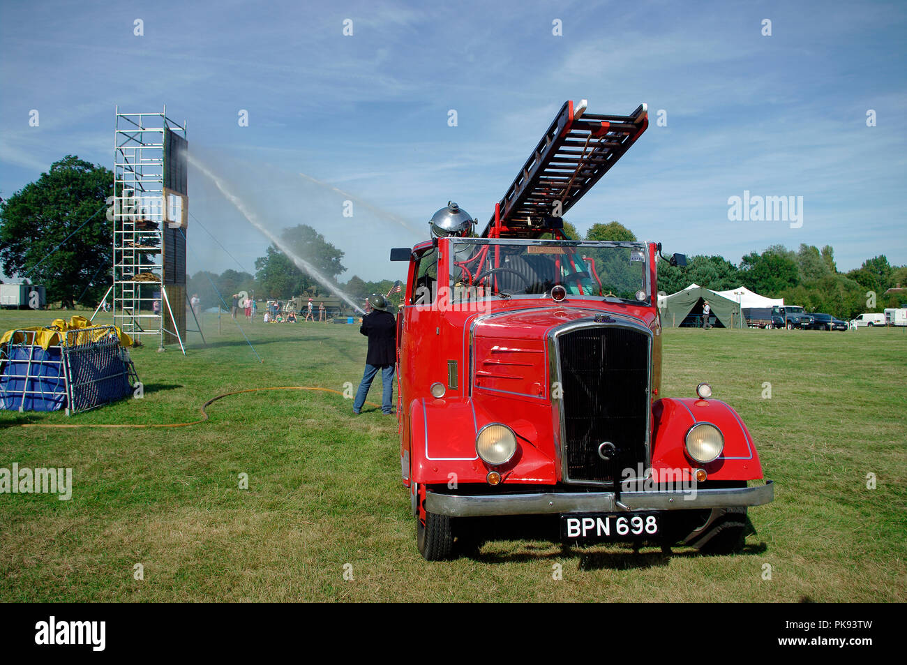 1939 Dennis luce 4 motore Fire Foto Stock