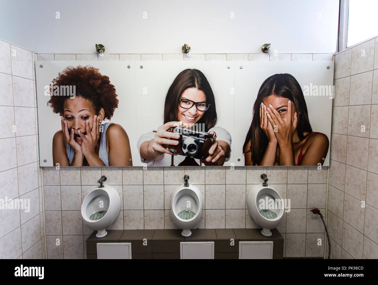 Bagno pubblico di Bielsko Biala,Polonia Foto Stock