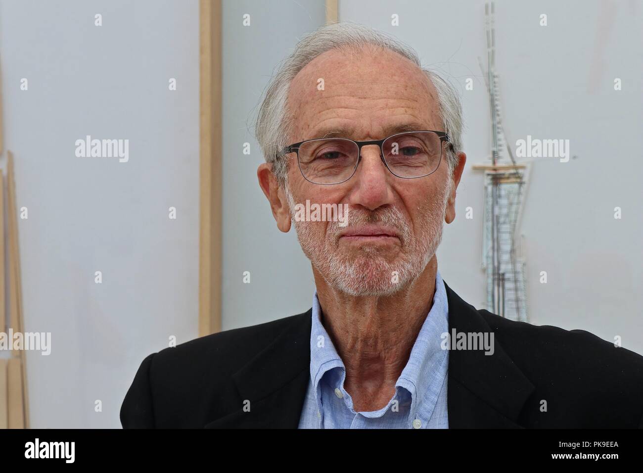 Renzo Piano .La tecnica di fabbricazione di edifici12 settembre 2018 Accademia Reale delle Arti Foto Stock