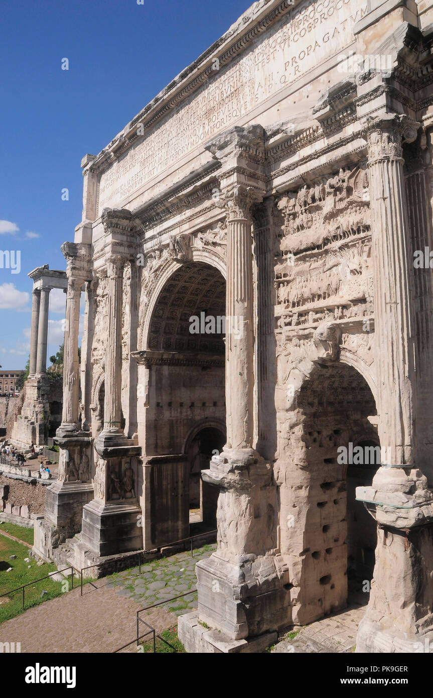 Italia Lazio Roma, Foro Romano il Foro Romano. Foto Stock