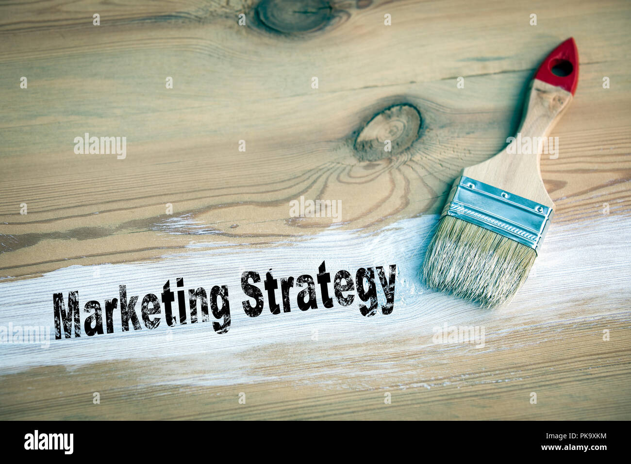 Strategia di marketing il concetto di Business Foto Stock