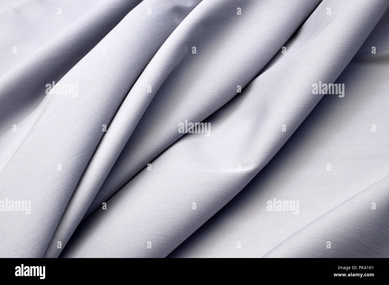Tessuto in cotone con elastan, camicie, grigio Foto Stock