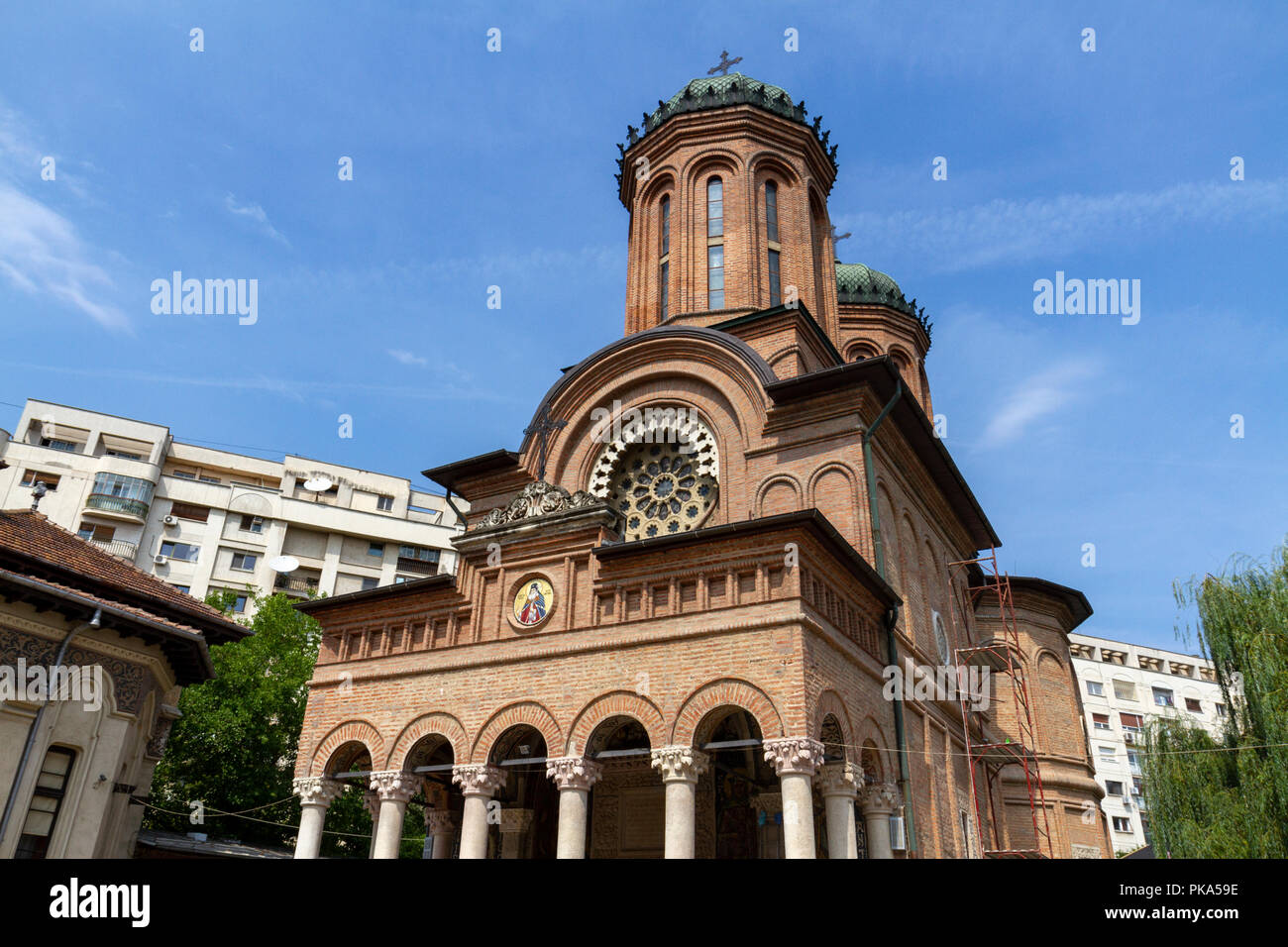 Il monastero Antim a Bucarest, in Romania. Foto Stock